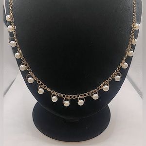 ⚪️Pearled⚪️ chain necklace